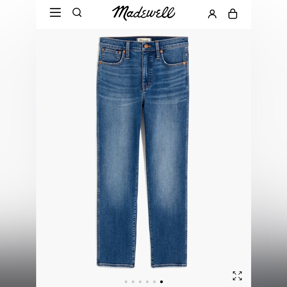 Madewell curvy stove pipe jeans
